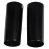 Unbranded +2" Extended Black Fork Cans Boots Covers For Harley