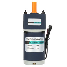 ZLXHDL Dc Motor,12v/15w Brushless Dc Motor 1800/2100rpm Reduction Geared Motor Stable Motorwork,Dc Motors for Cutting Tables,Grinding Machines(60%,35RPM)