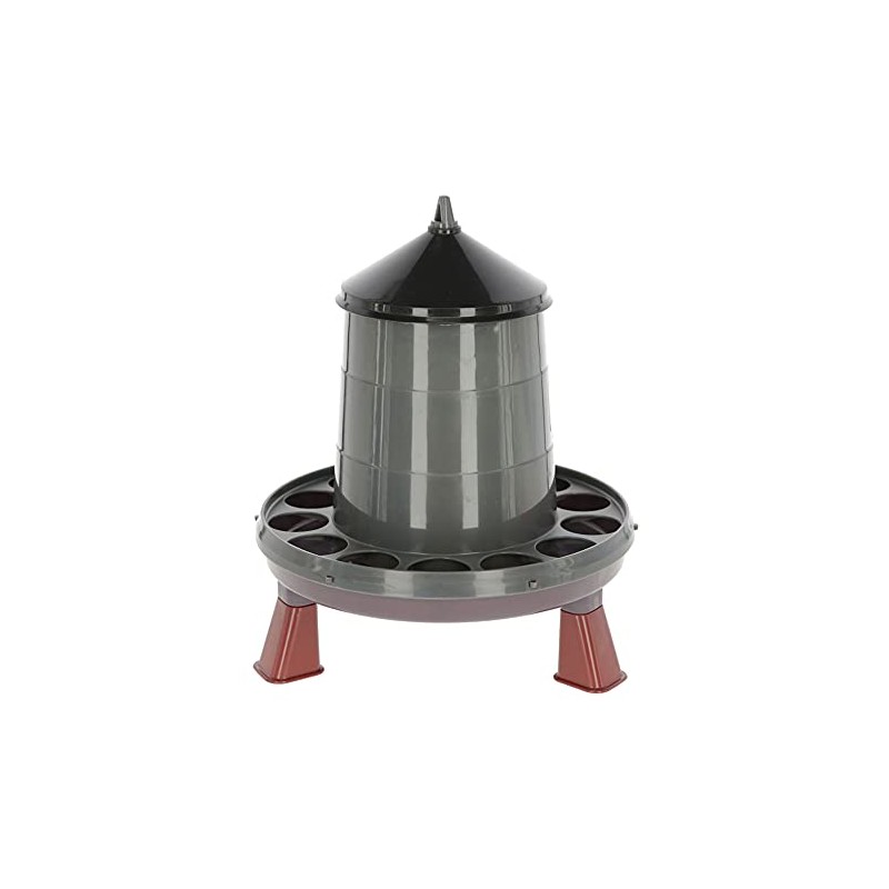 Kerbl 70154 Recycle Feeder with Hour Feet, 2.4 L Capacity,