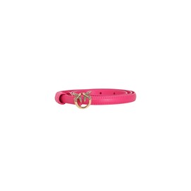 Pinko Women's Love Berry H1 Belt Calf Silk, N17q_Pink Antique Gold, XS