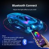 Wireless APP Control Car-Ambient-Lighting-Kit,256 RGB Colors DIY Modes Acrylic Interior