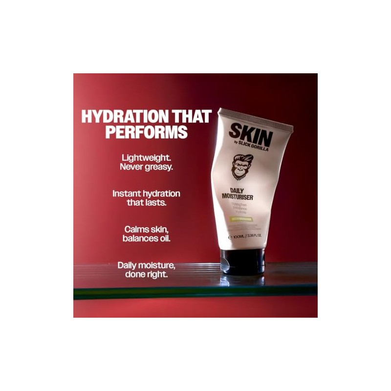 Slick Gorilla Men?s Face Moisturizer 3.38 Fl Oz (100ml) ?