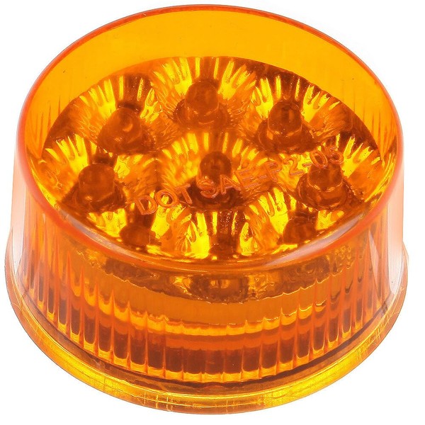ECCPP 2" 9 Led Round Trailer Led Side Marker Light