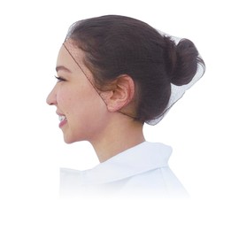 DIKEN 144 Redes Para Cabello - Grado Alimenticio, Negro, Malla Elástica Ajustable, Ligera.