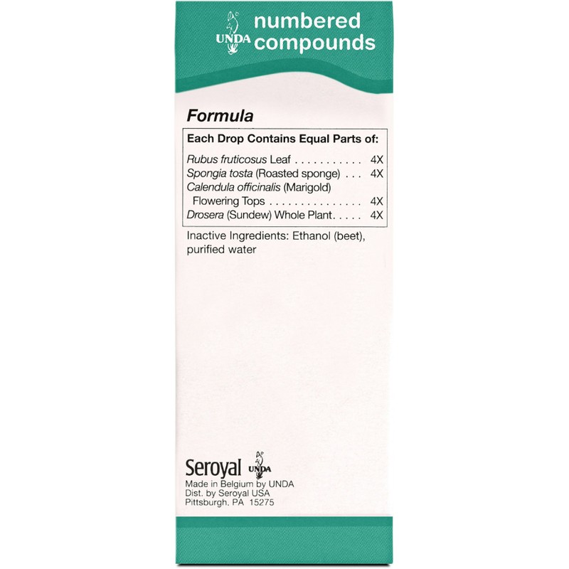 UNDA 1000 Numbered Compounds | Homeopathic Preparation | 0.7 fl.