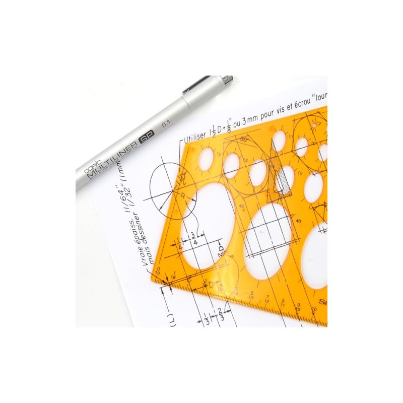 Studygraph by Graph'It Normograph for Technical Drawings, Maps and Charts,