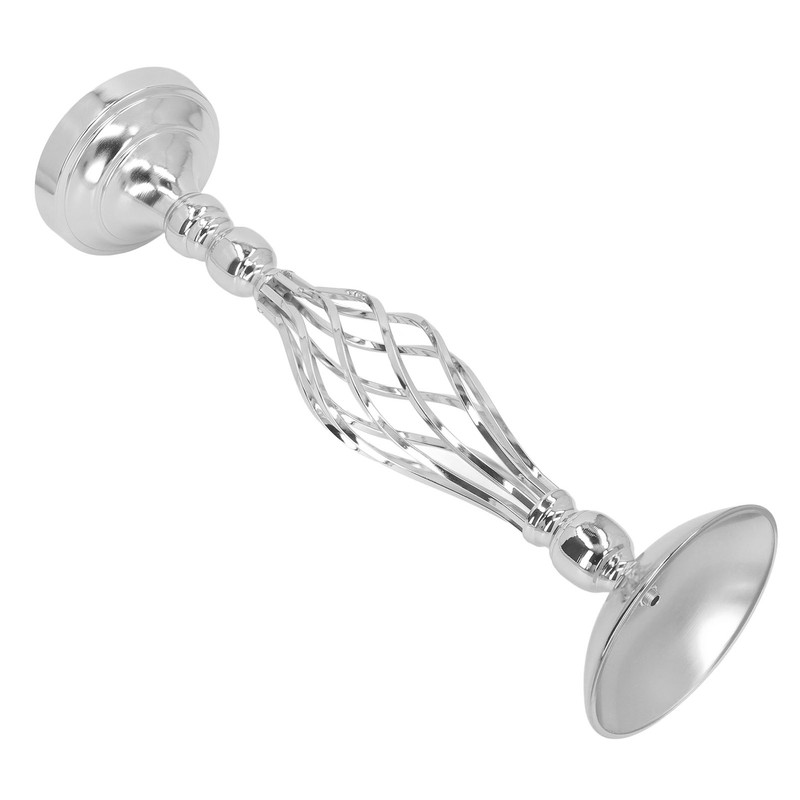 Table Candlestick Ornament Iron Twisted Curb Candle Holder Decorative Ornament