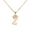 Vdufk A-Z Alphabet Pendant, Crown Alphabet Pendant, Coloured Australian Gemstones