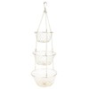 Multifunction 3 Tier Removable Hanging Fruit Baskets Vegetable Storage Organizer