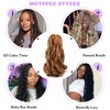 8Packs French Curl Braiding Hair 12 Inch Bouncy Curly Braiding
