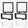 Levemolo 8pcs Floating Jewelry Display Frame Transparent Necklace Bracelet Showing