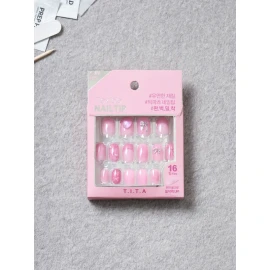 DAISO 25SS Titapress Square Nail Tips #3
