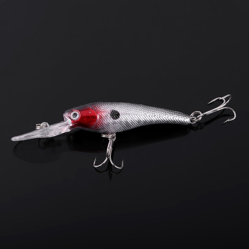 10pcs/bag Fishing Lures Baits Crank Bait Hook Tackle Bait Fishing