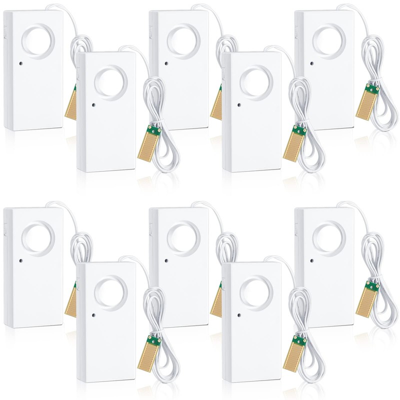 Hoteam 20 Pcs Water Sensor Alarm Leak Detector 120db Water
