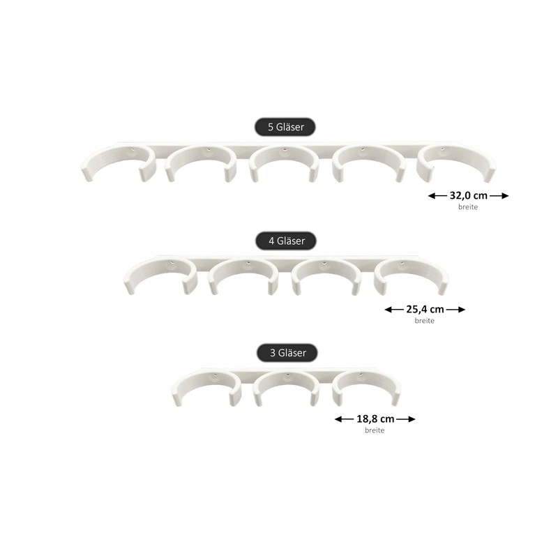 Printari Spice Rack Wall Shelf for 4 Ankerkraut Cork Jars