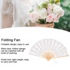 Abanico Plegable, Flor De Encaje Abanico Plegable Abanico Hecho A