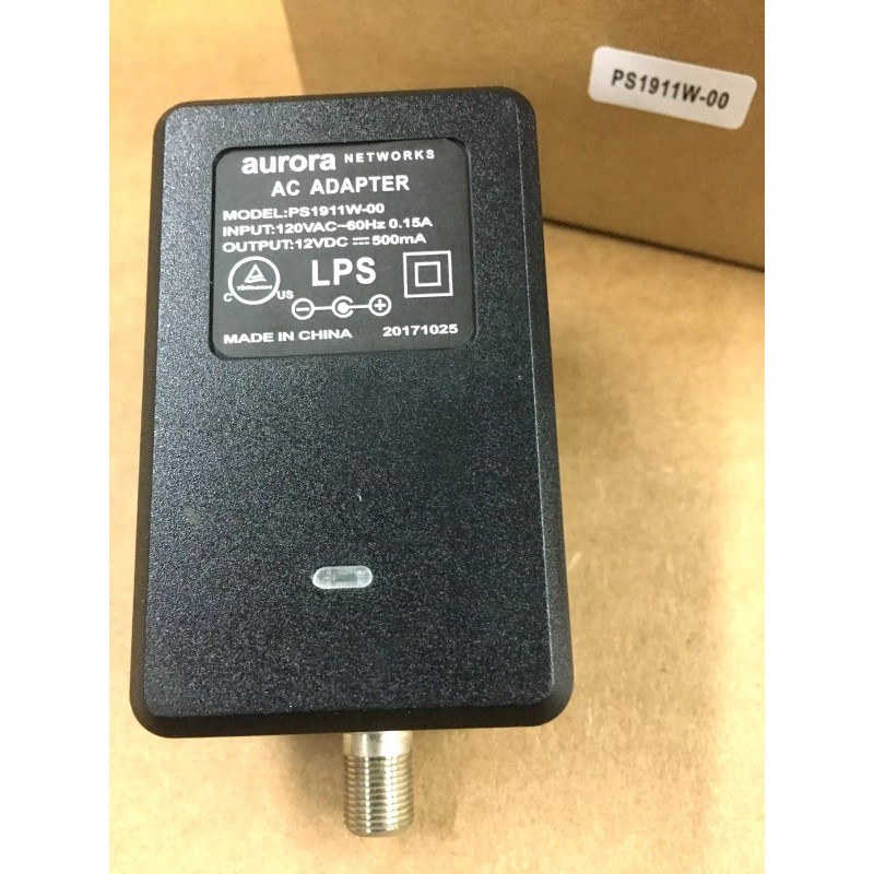 AURORA NETWORKS Slim PCT Wall Mountable Power Adapter Input 120vac