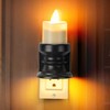 Meonum Flameless Candle Night Light, Dimmable Nightlight Plug in Wall,