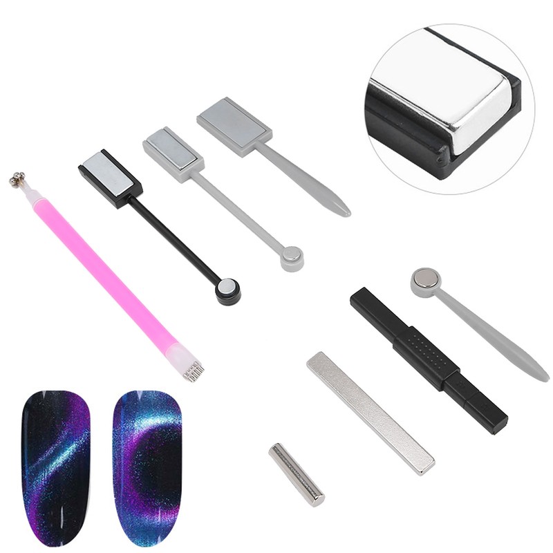 8pcs Professional Nail Polish Magnetic Stick UV Gel Polish Magnet