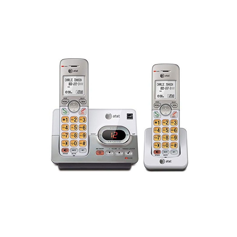 AT&T EL52203 2 Handset Cordless Answering System with Caller ID/Call