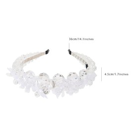 scicent Head Bands Decorative Crystal Rhinestone Headbands for Party Wedding Enbellished Vintage Hair Band for Women Girls Fashion Bling Hairbands Bridesmaid Hair Accessories - 27820