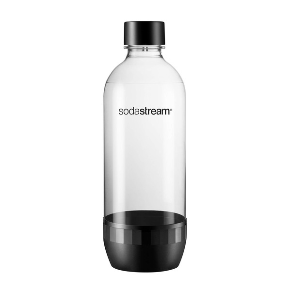 SodaStream 1L Black Classic Dishwasher Safe Bottle