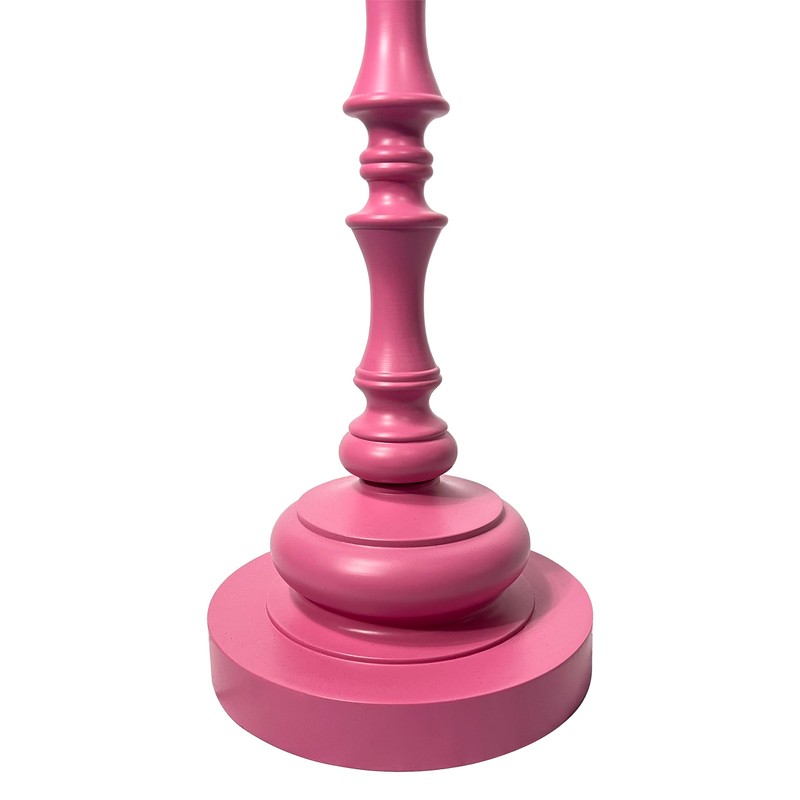 Heritage Kids Sculpted Wood Floor Lamp, Pink