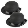 Schramm® Pack of 2 Melon Bowler Hat Round Melon Hat