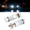 2x H3 6000K Blue 100W LED Headlight Bulbs Kit Fog