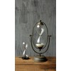 Creative Co-Op Decorative Metal & Glass Thirty Minute Hourglass