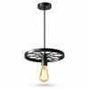 Vintage Industrial Bicycle Wheel Chandelier for Restaurants & Cafés –