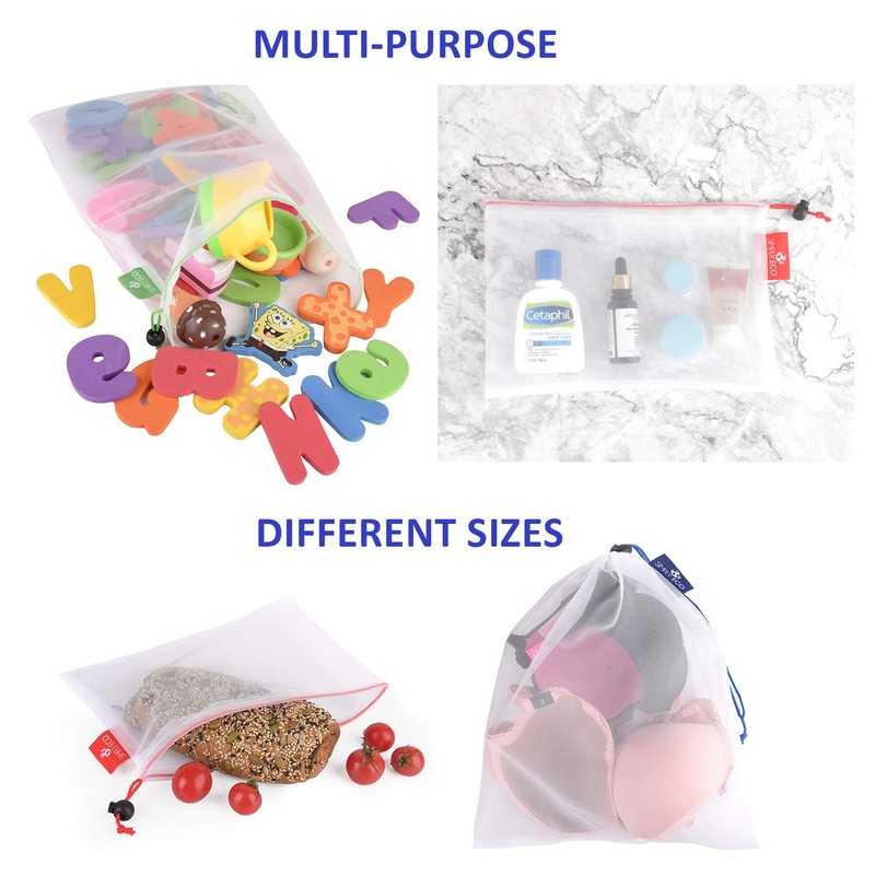 Simply Eco Reusable Bags - Zero Waste & Color-Coded Mesh