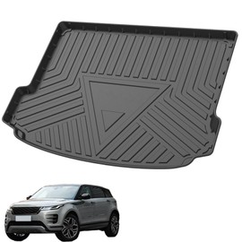 Elsetyler Custom Fit for Cargo Liner 2020-2025 Land Rover Range Rover Evoque - Black TPE All Weather Heavy Duty Waterproof Rear Cargo Tray Trunk Floor Mat Protector