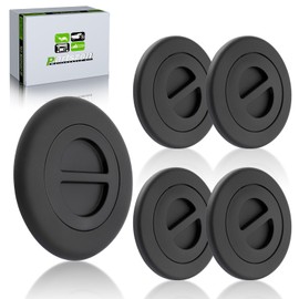partszen 68225506AA ‎Bed Plug Cover Kit Fit for Dodge Ram 1500 2500 3500 Pickups 2014-2019, Hitch Covers for Truck with 5th Wheel Gooseneck Towing Setups