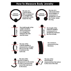 TinyStudio Rose Gold Horseshoe Septum Ring - 6mm, Stainless Steel, Hypoallergenic, Captive Bead Design