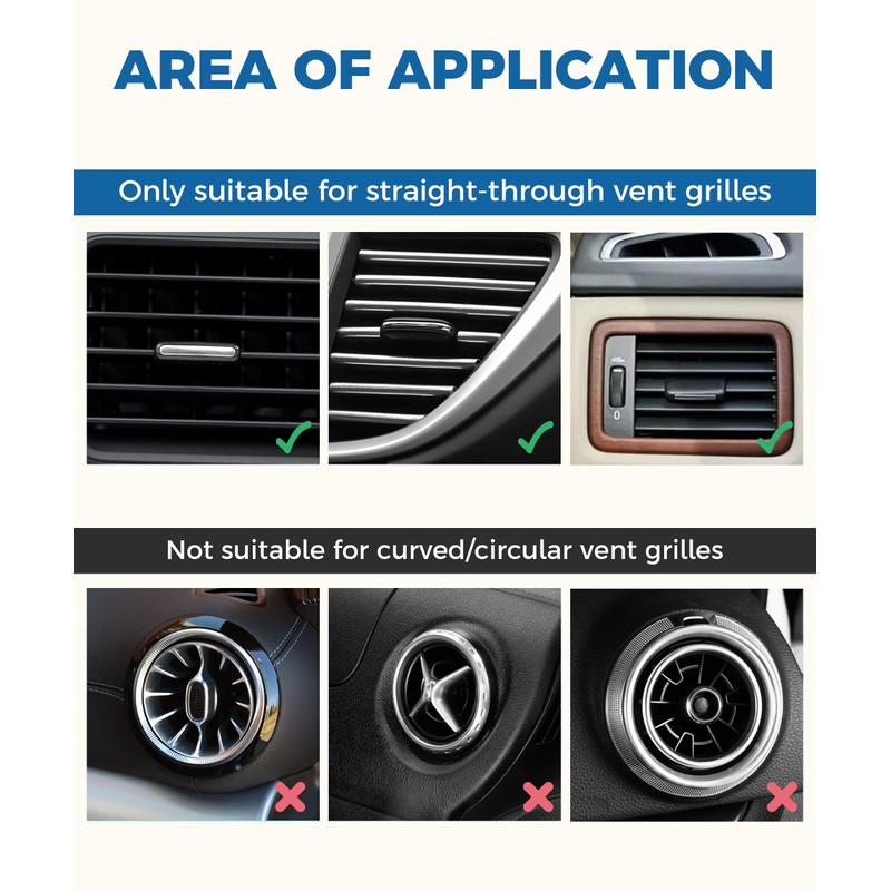 Flaconi 20 pieces car air vent decoration, car accessories decoration,