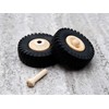 JOWE® Wooden Wheel 72 mm with Rubber Profile | Wooden
