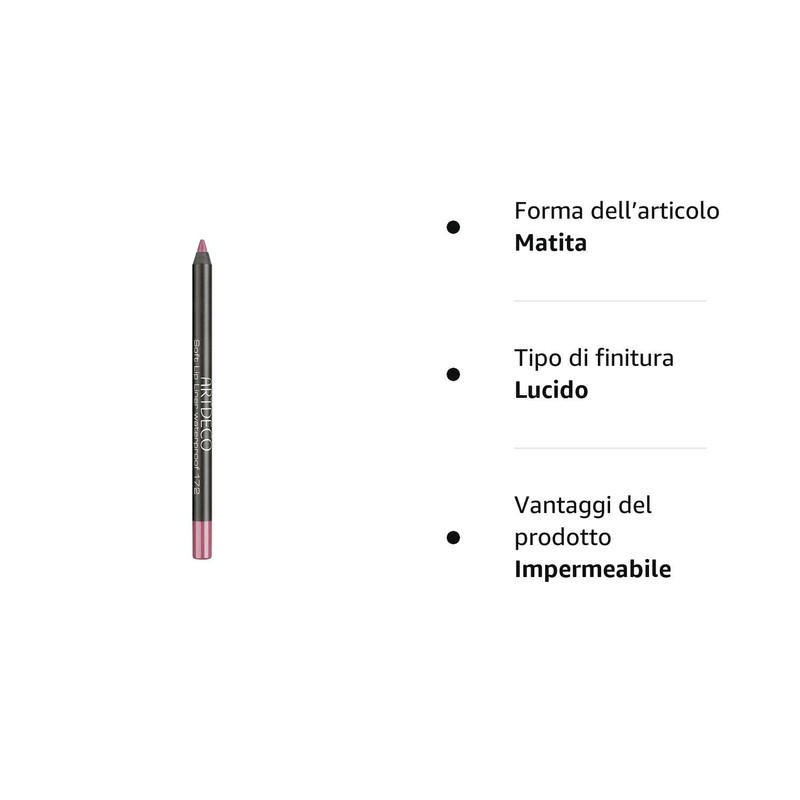 ARTDECO Soft Waterproof Lip Liner - Waterproof, Long-Lasting Lip Liner