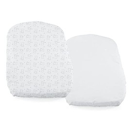 Chicco Next2Me Forever Bear 100% Soft Cotton Flat Sheet Set of 2