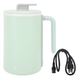 Electric Kettle Fast Heating Intelligent Temp Control Portable Dry Burning Protection Auto Power Off for Office Home Green US Plug 110V
