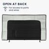 kwmobile TV Cover - 32" Linen Dust Protector - Light