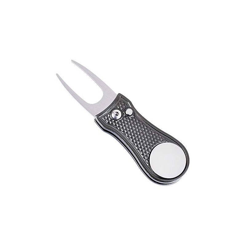 Mile High Life All Metal Foldable Golf Divot Tool with