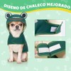 wishkit Impermeable para Perro Reversible, Poncho de Lluvia con Tiras