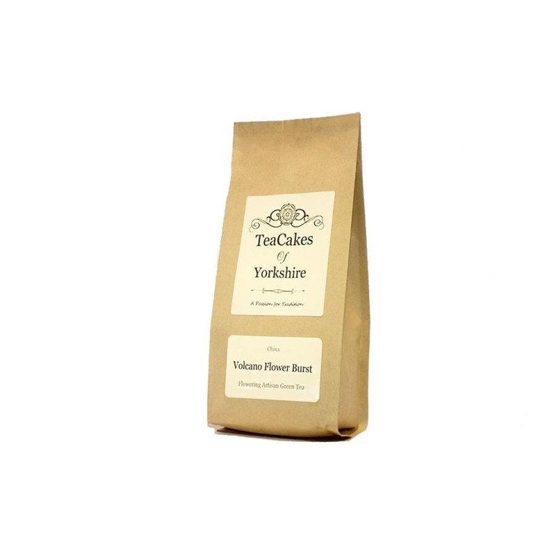 Green Flowering Artisan Tea Volcano Flower Burst 15 Tea Balls