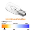Belleone 2pcs Microwave Bulb WB36X10003-130V 40W Oven Light Bulb Compatible