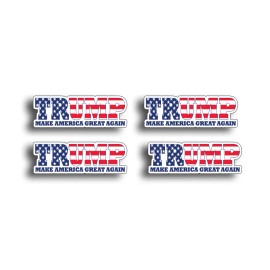 Real Sticky Trump Sticker Make America Great Again MINI Decal Phone Tablet Helmet Hard Hat