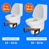 Foldable Toilet Stool-6"&8" Adjustable Height Squatting Pool Stool for Bathroom