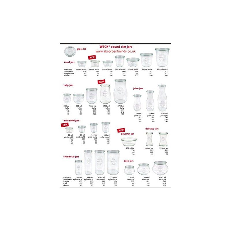 12 Weck Jar Stainless Steel Clips / Clamps - suitable