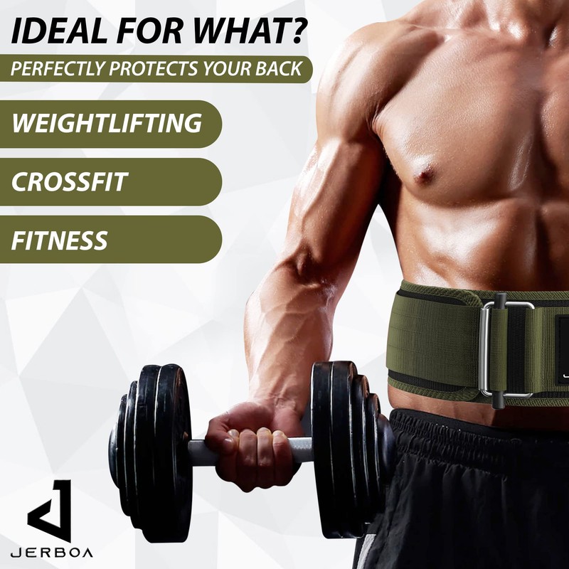 JERBOA Quick Self-Locking Weight Lifting Belts for Men and Women