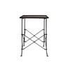Creative Co-op HD6145 Rectangle Metal Accent Table, 27", Bronze